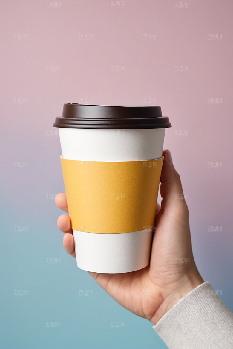 奶茶杯简洁模型样机