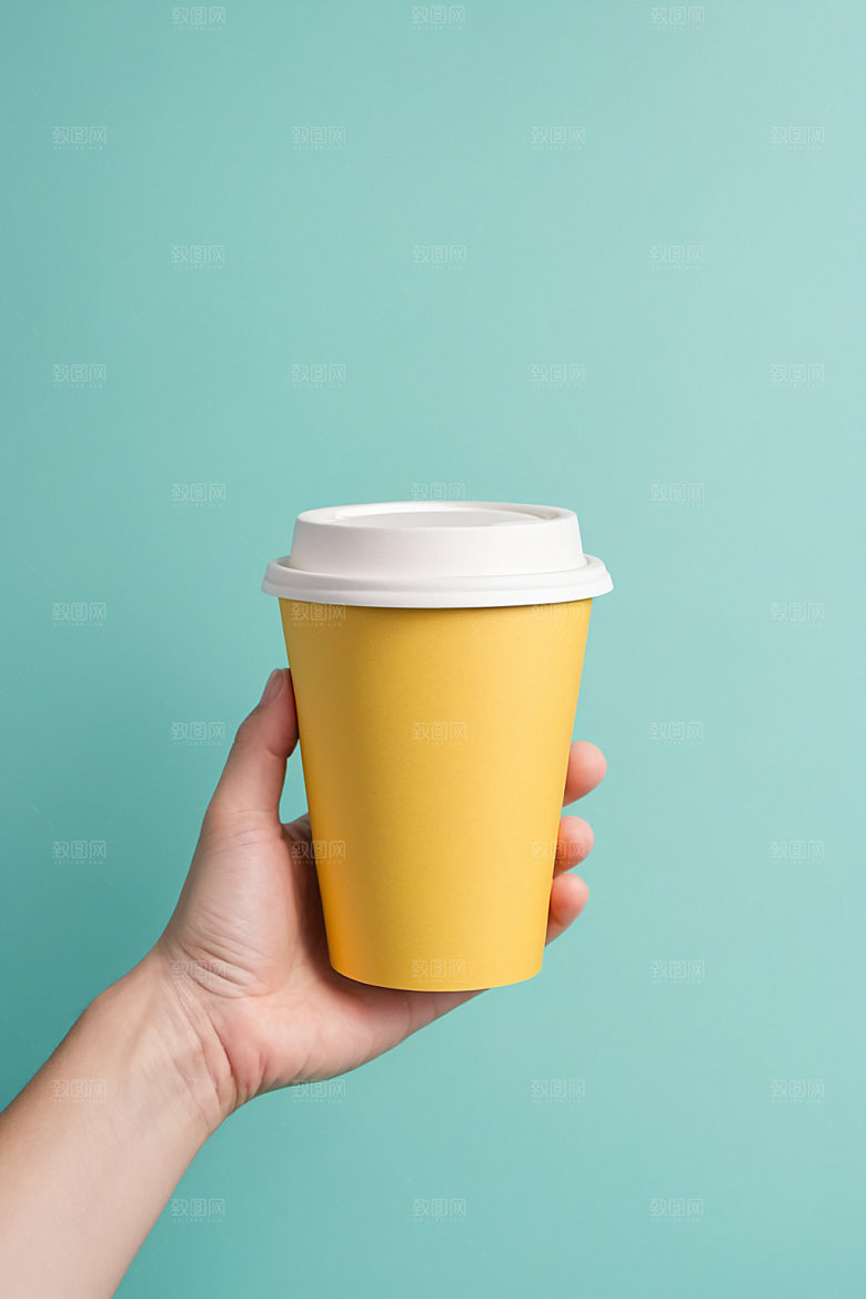 奶茶杯大气环保杯样机