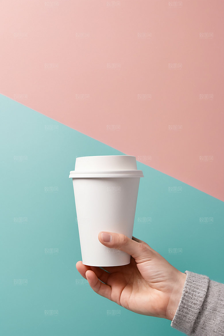 奶茶杯3D电商样机