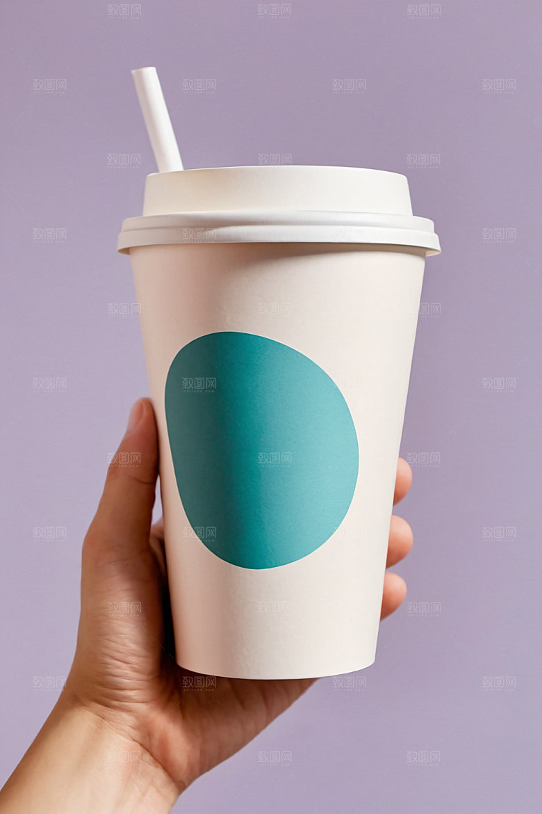 奶茶杯简洁电商样机