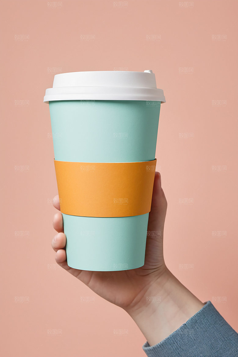 奶茶杯饮料杯大气样机