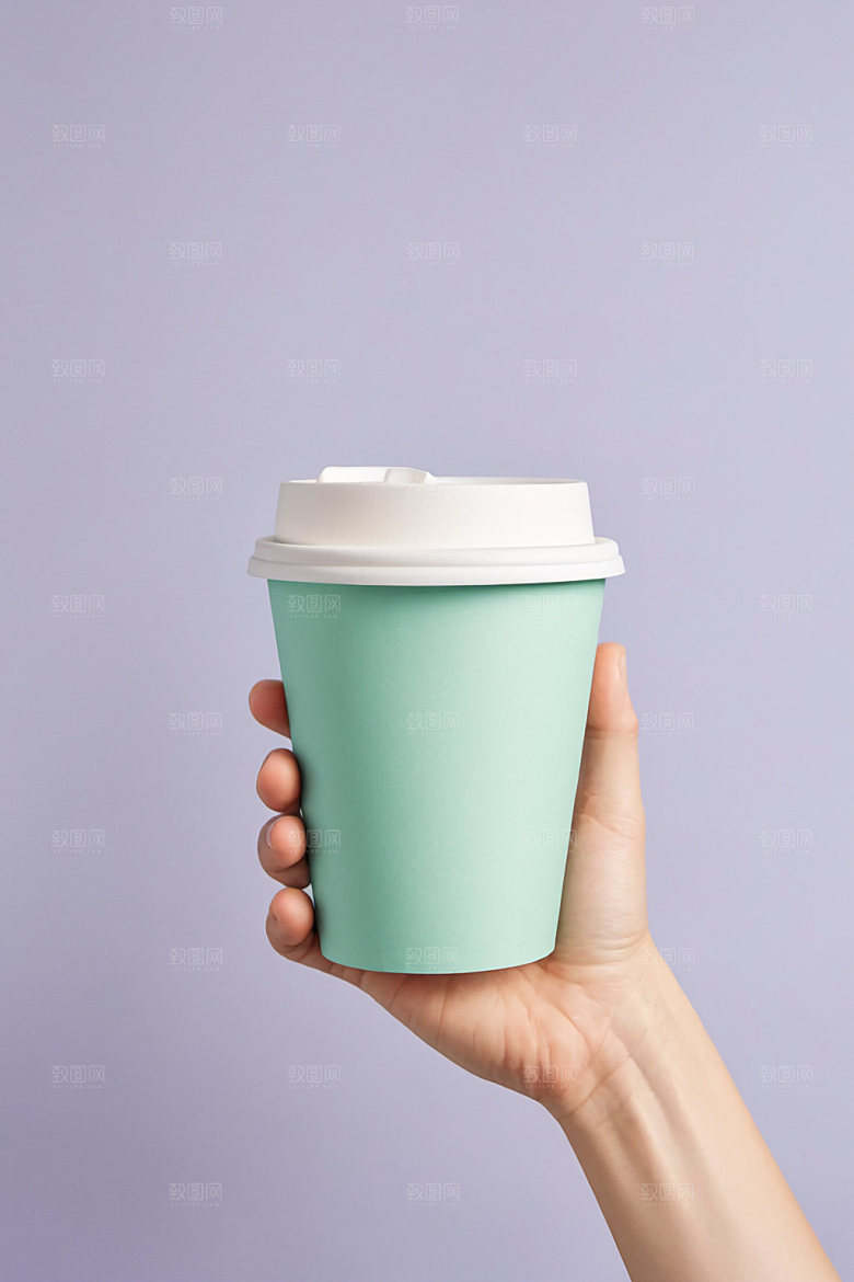 奶茶杯纸杯电商样机