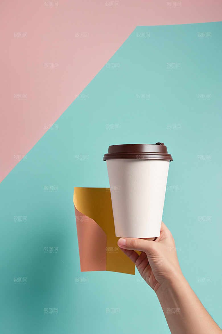 奶茶杯模型电商样机