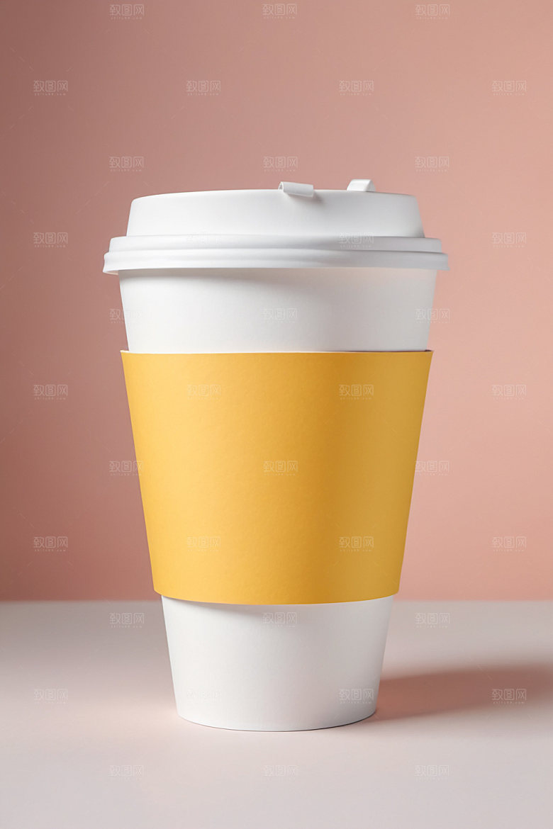 奶茶杯大气模型样机