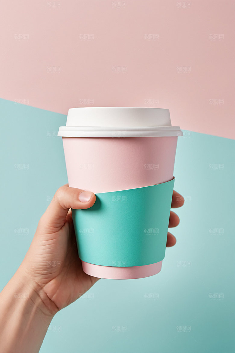 奶茶杯咖啡杯大气样机