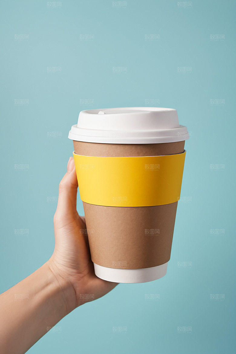 奶茶杯3D模型样机