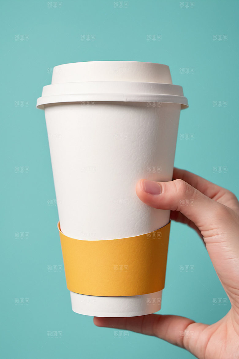 奶茶杯大气环保杯样机