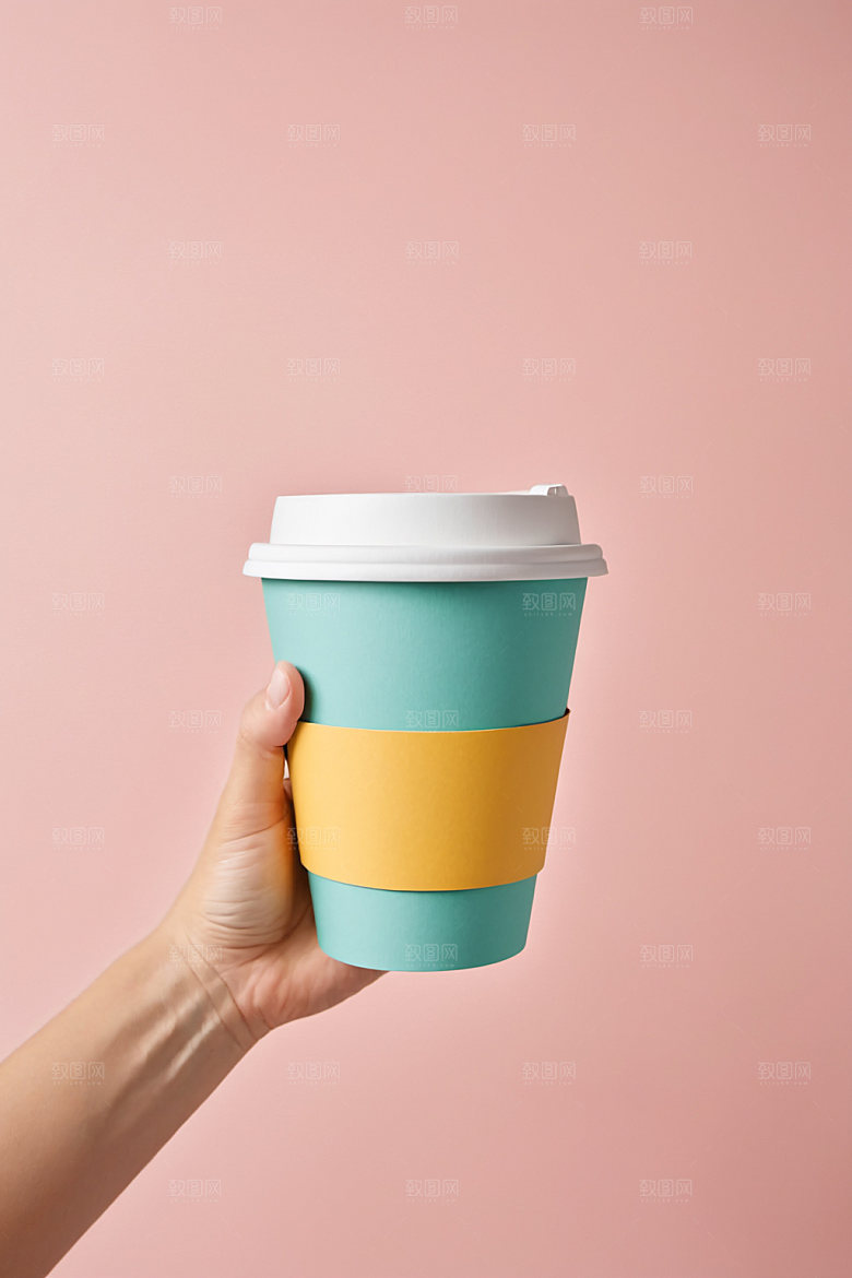 奶茶杯环保杯3D样机