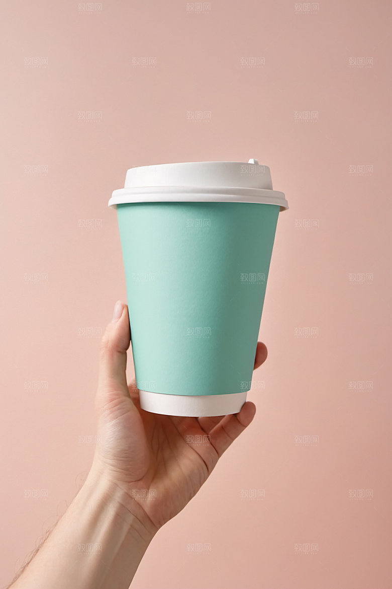 奶茶杯模型纸杯样机