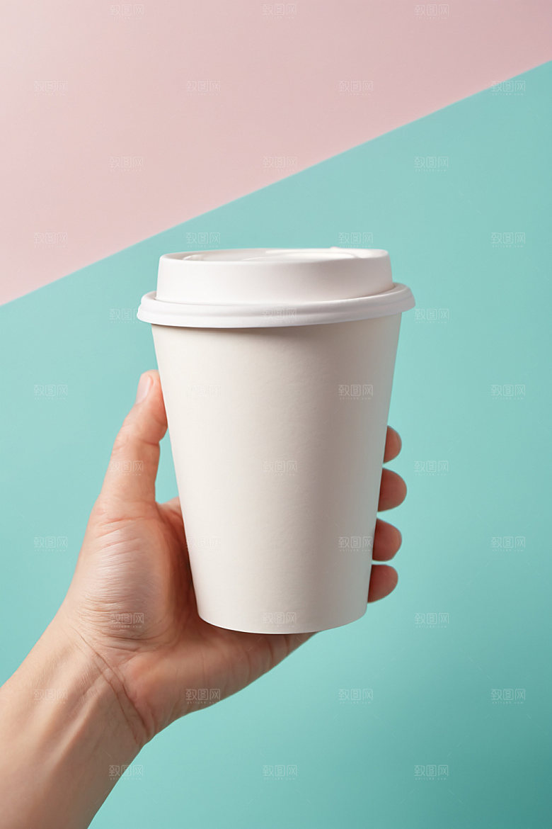 奶茶杯咖啡杯简洁样机