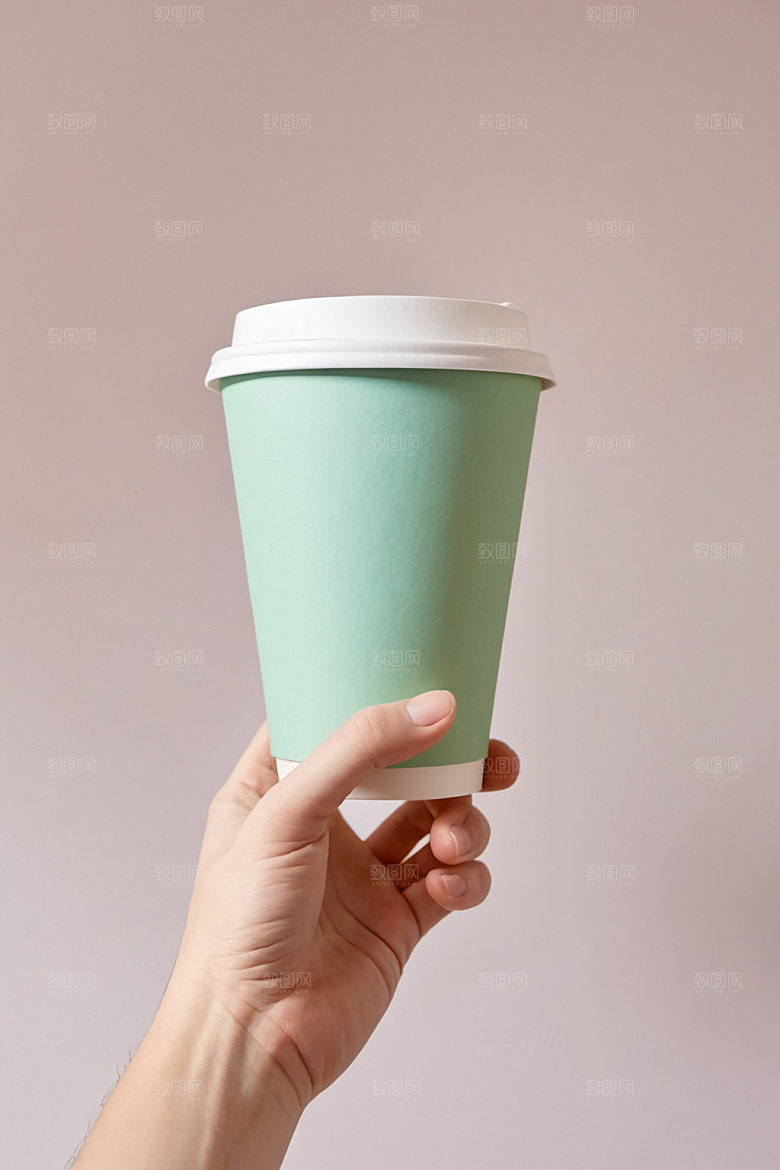 奶茶杯饮料杯立体样机