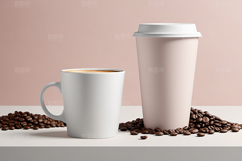 奶茶杯立体电商样机