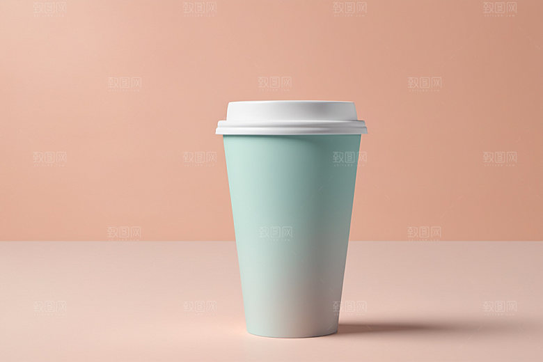 奶茶杯大气简洁样机