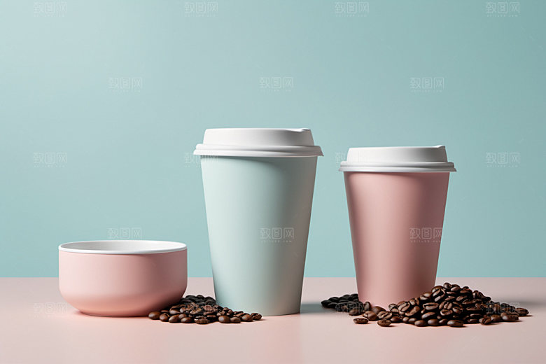 奶茶杯电商饮料杯样机