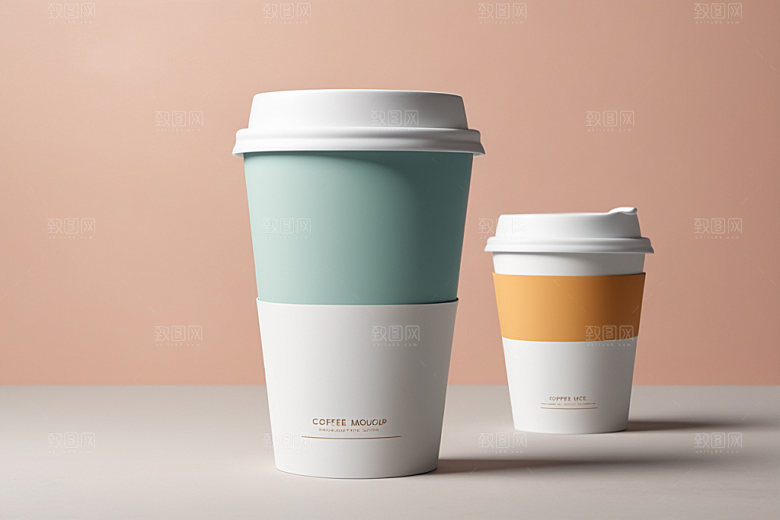 奶茶杯模型大气样机
