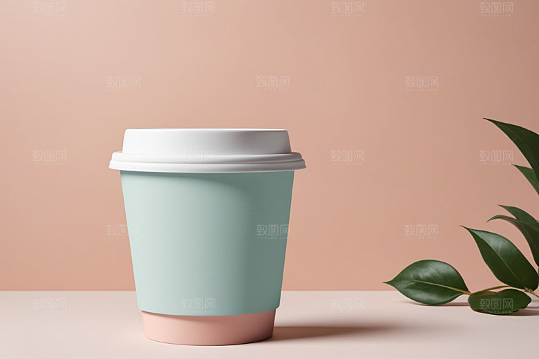 奶茶杯3D咖啡杯样机