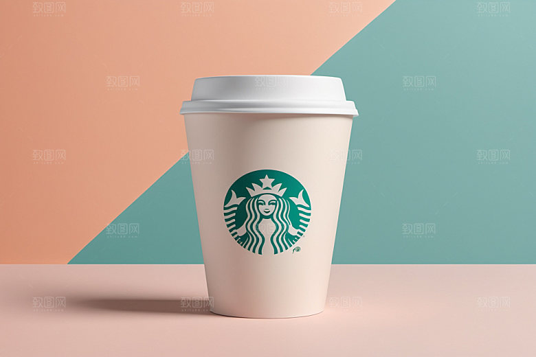 奶茶杯立体环保杯样机