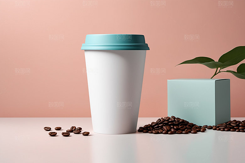 奶茶杯立体纸杯样机