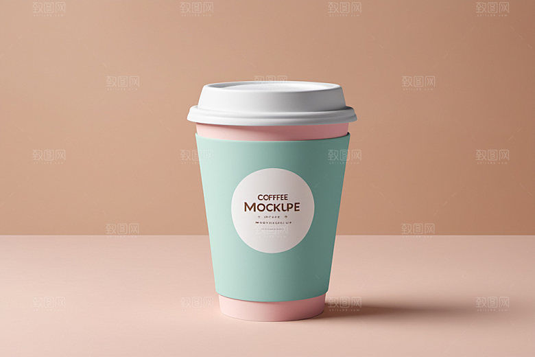 奶茶杯咖啡杯3D样机