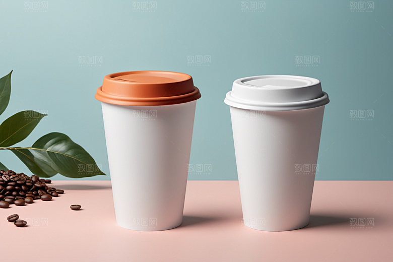 奶茶杯立体纸杯样机