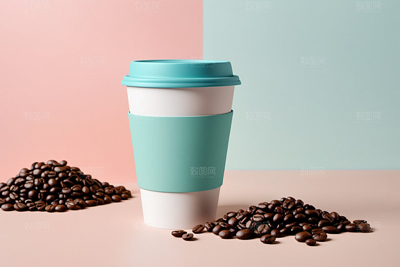 奶茶杯电商3D样机
