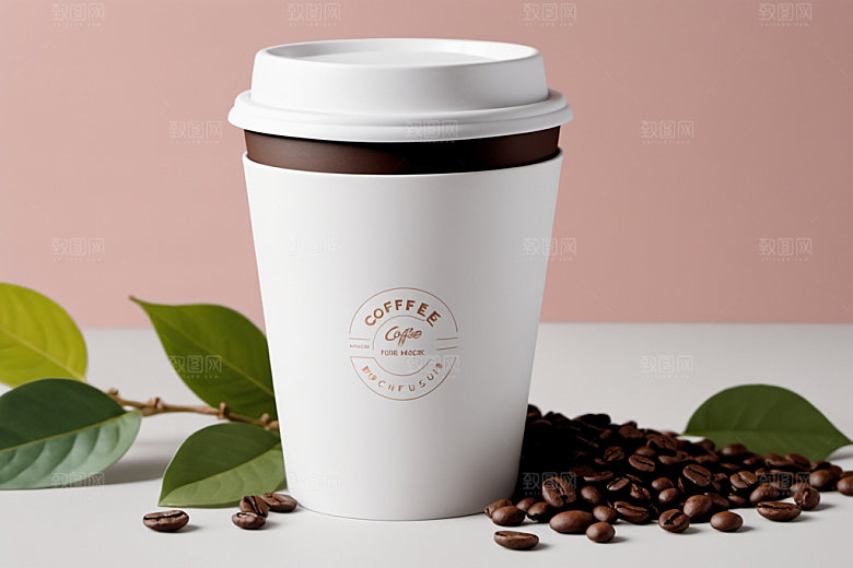 奶茶杯咖啡杯3D样机