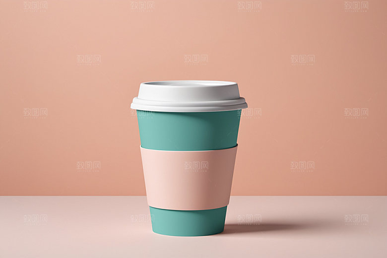 奶茶杯环保杯3D样机