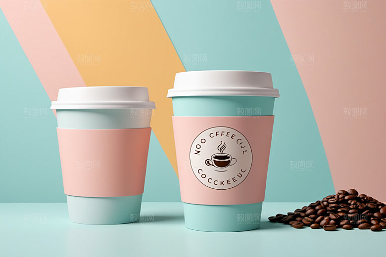 奶茶杯电商3D样机