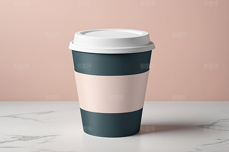 奶茶杯大气饮料杯样机