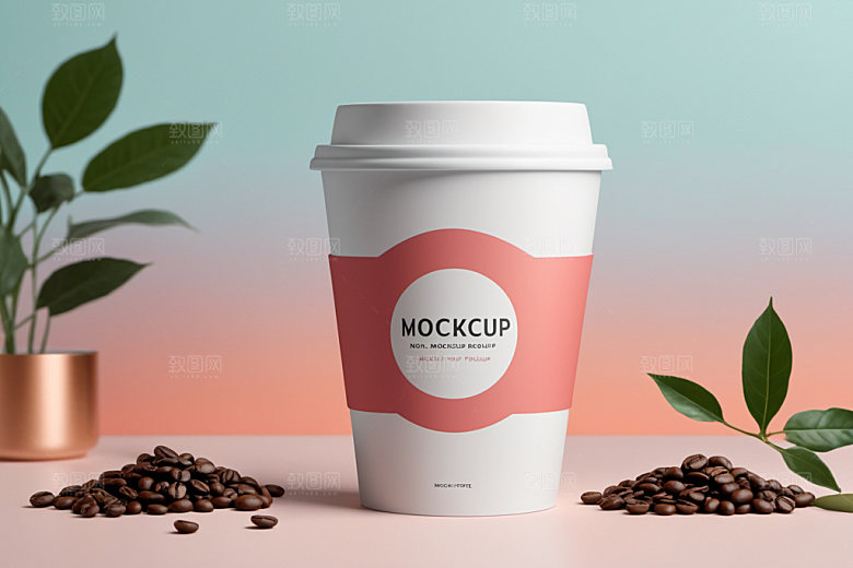 奶茶杯电商3D样机