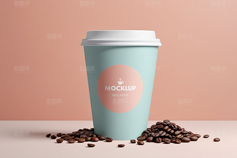 奶茶杯电商模型样机