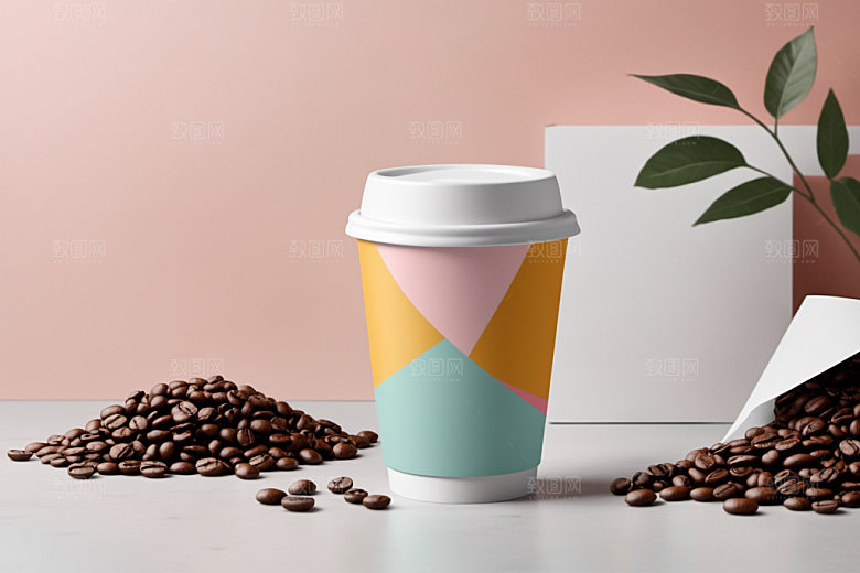 奶茶杯3D立体样机