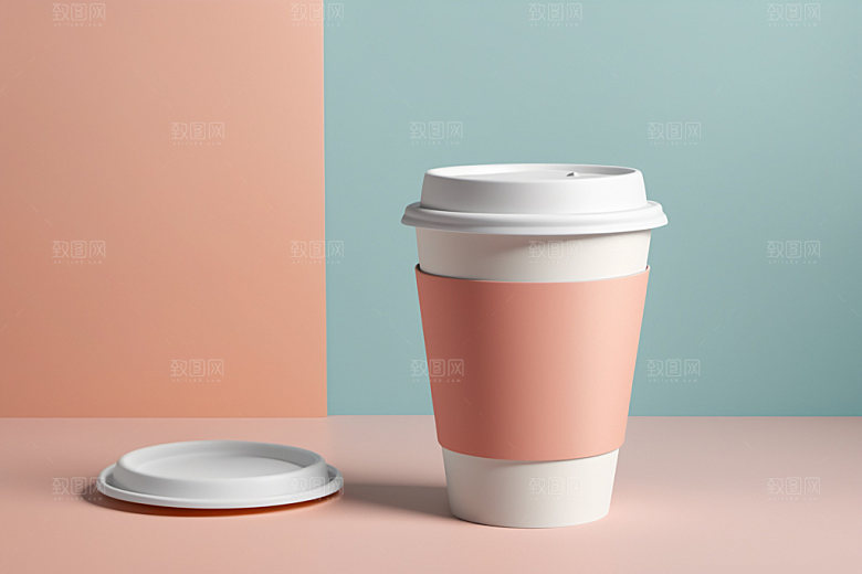 奶茶杯3D咖啡杯样机