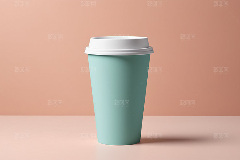 奶茶杯简洁电商样机