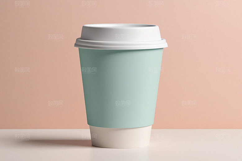 奶茶杯立体饮料杯样机