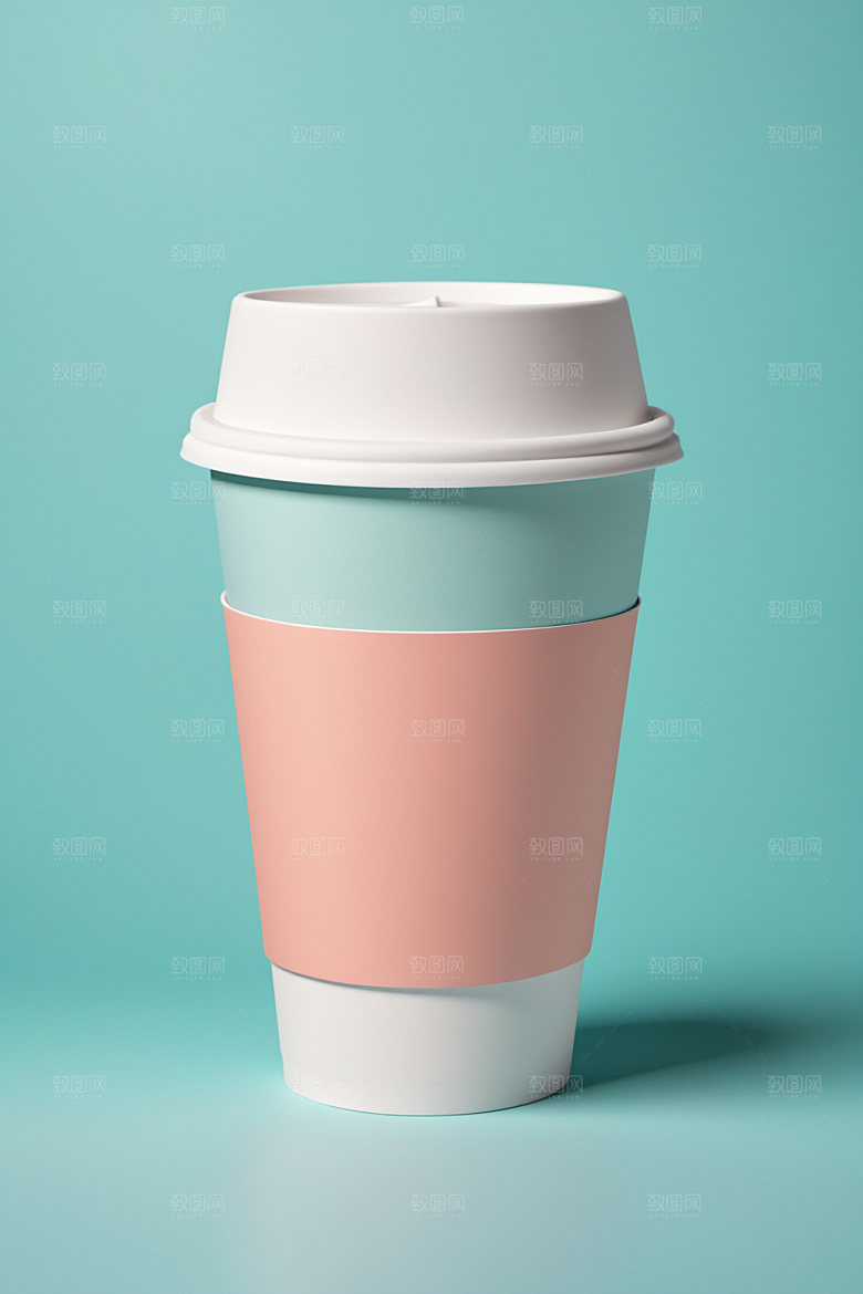 奶茶杯立体大气样机