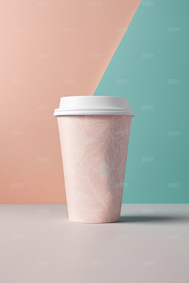 奶茶杯3D咖啡杯样机