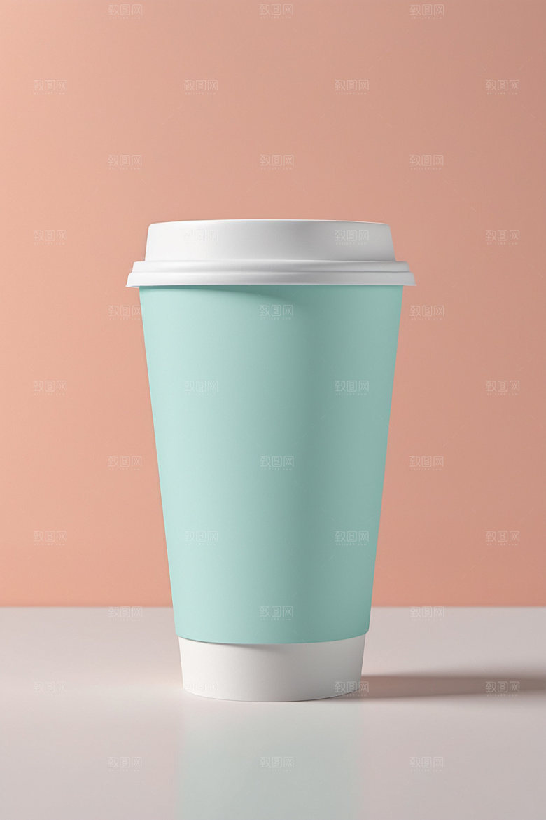 奶茶杯立体大气样机