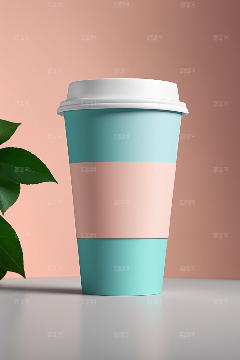 奶茶杯模型饮料杯样机