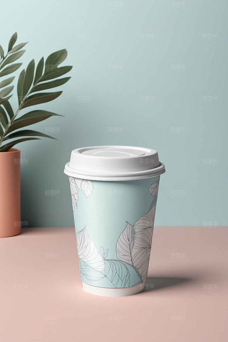 奶茶杯立体电商样机