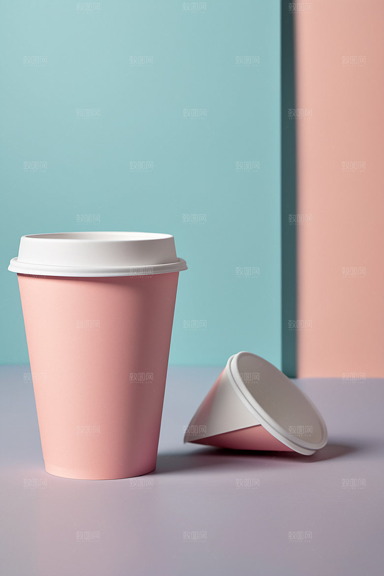 奶茶杯模型饮料杯样机