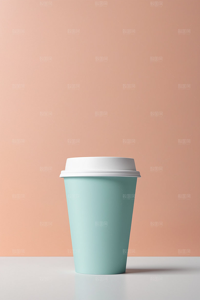 奶茶杯简洁模型样机