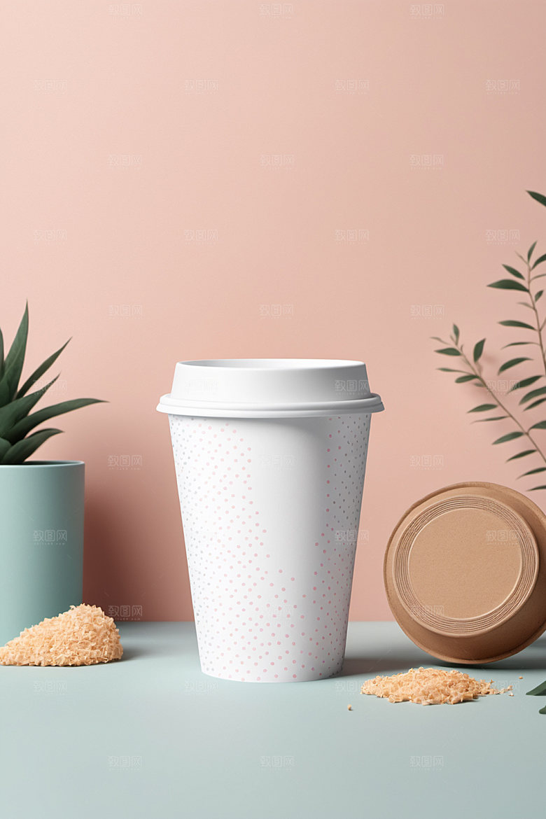奶茶杯咖啡杯电商样机