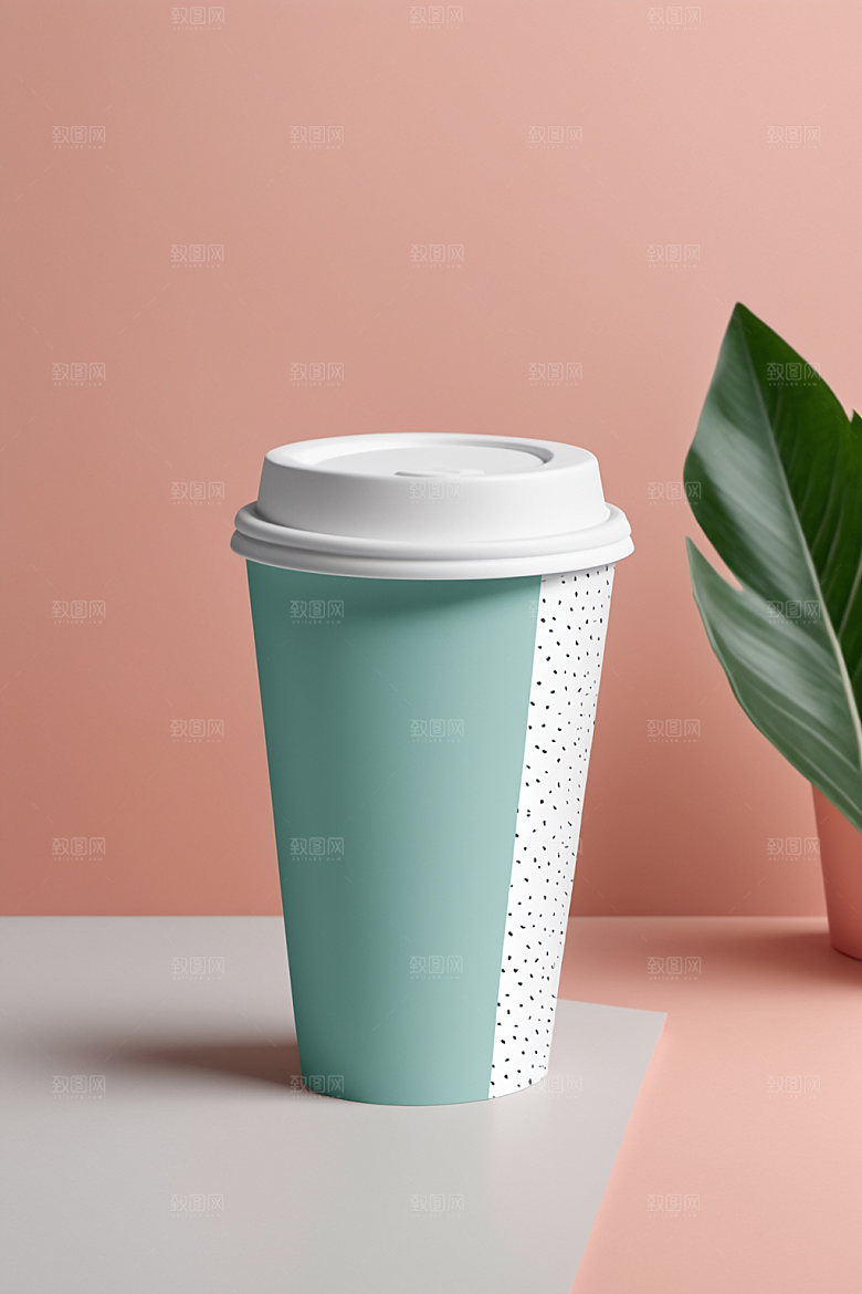 奶茶杯模型电商样机