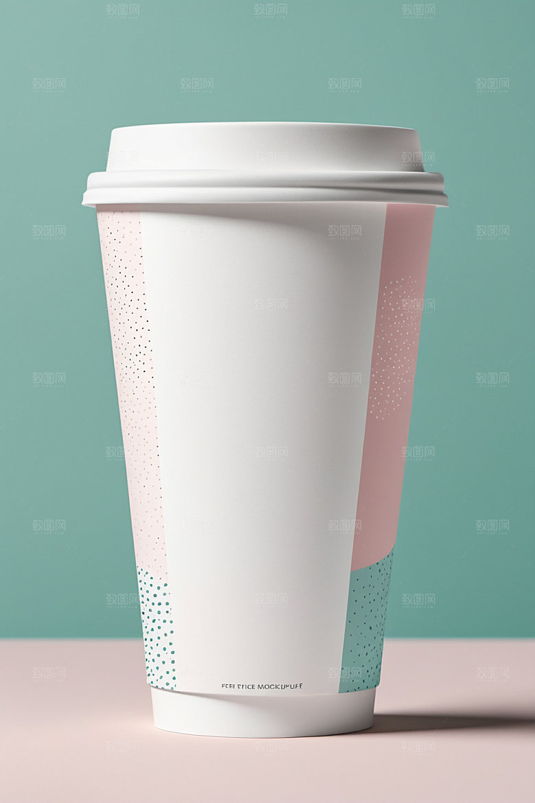 奶茶杯模型3D样机