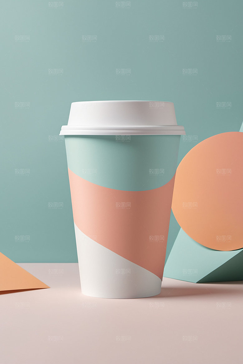 奶茶杯3D电商样机