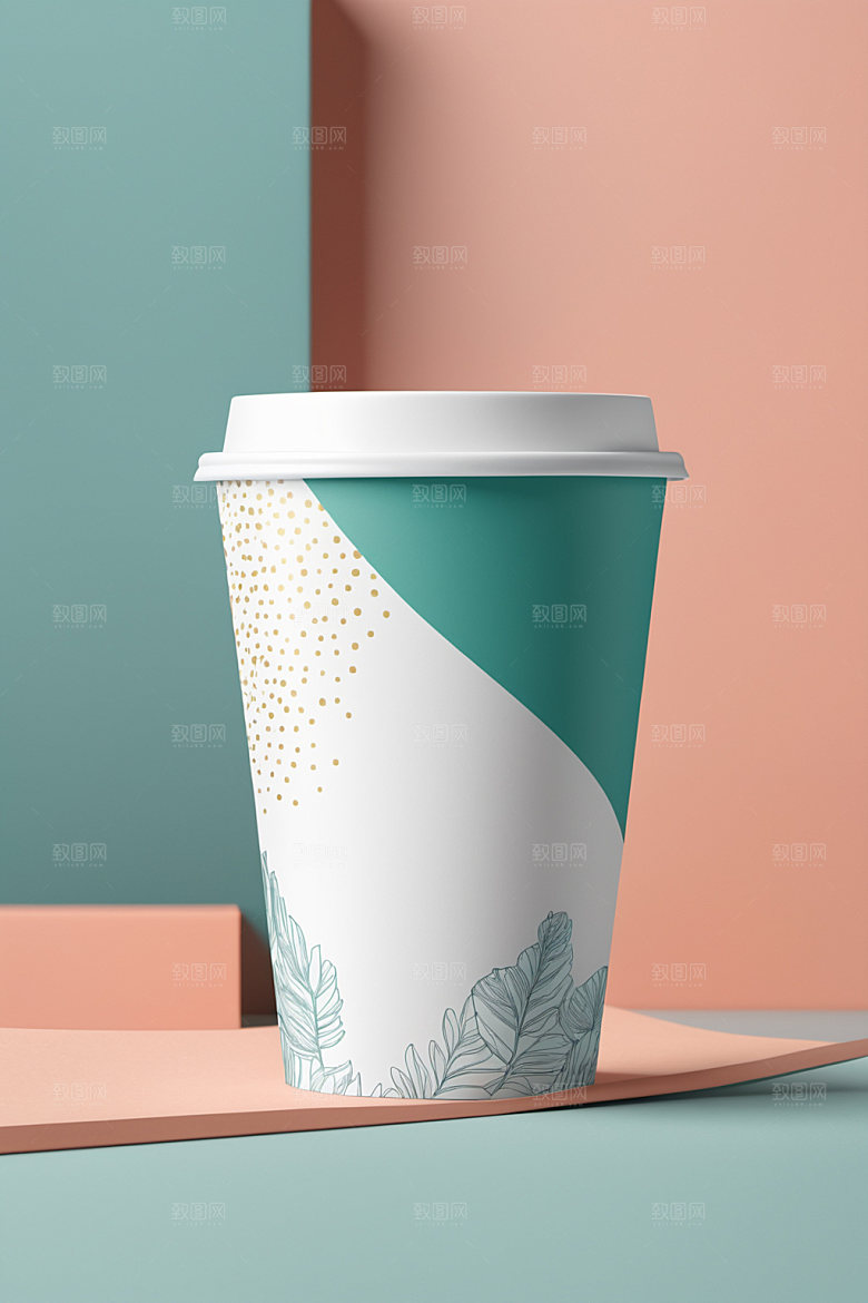 奶茶杯3D饮料杯样机