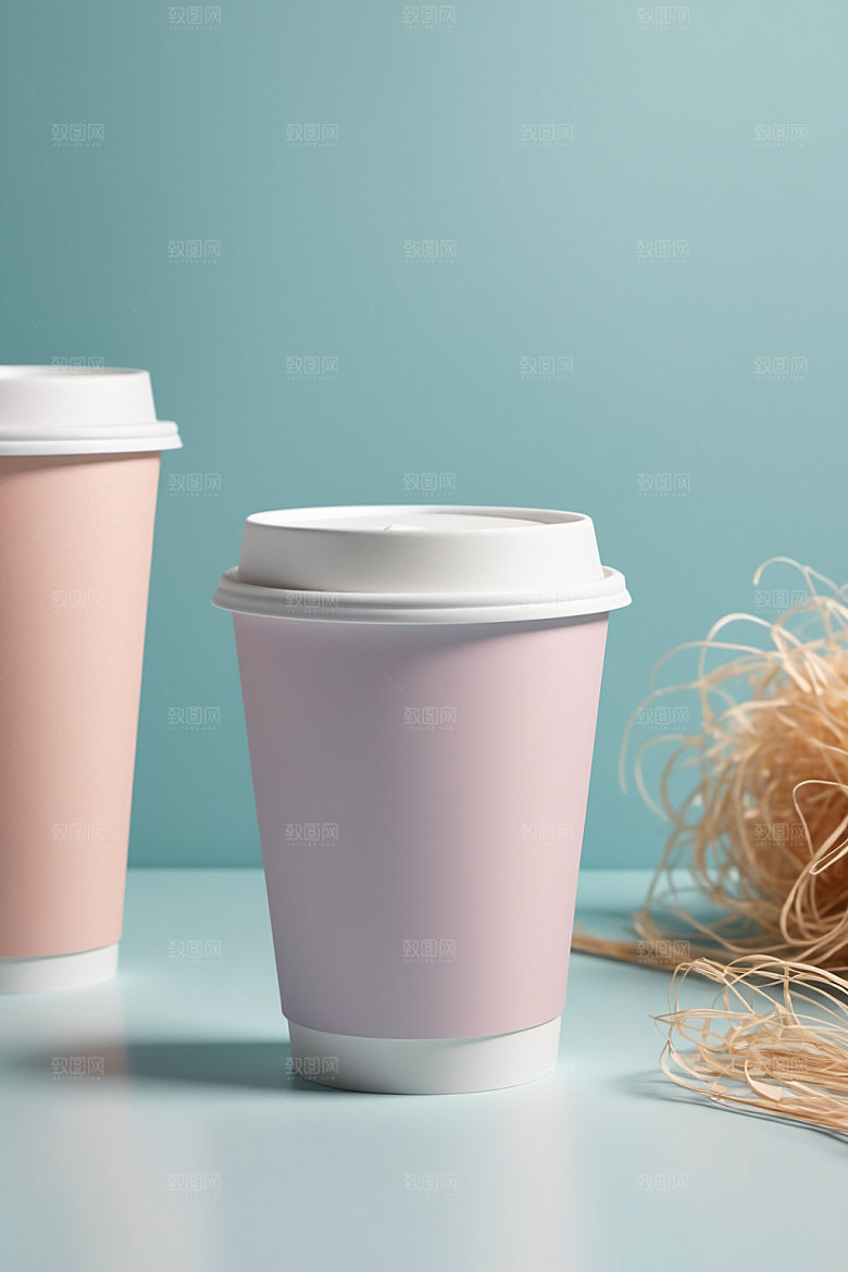 奶茶杯模型电商样机