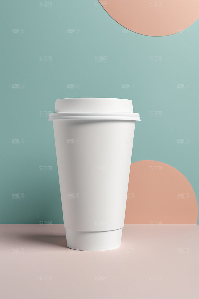 奶茶杯大气简洁样机