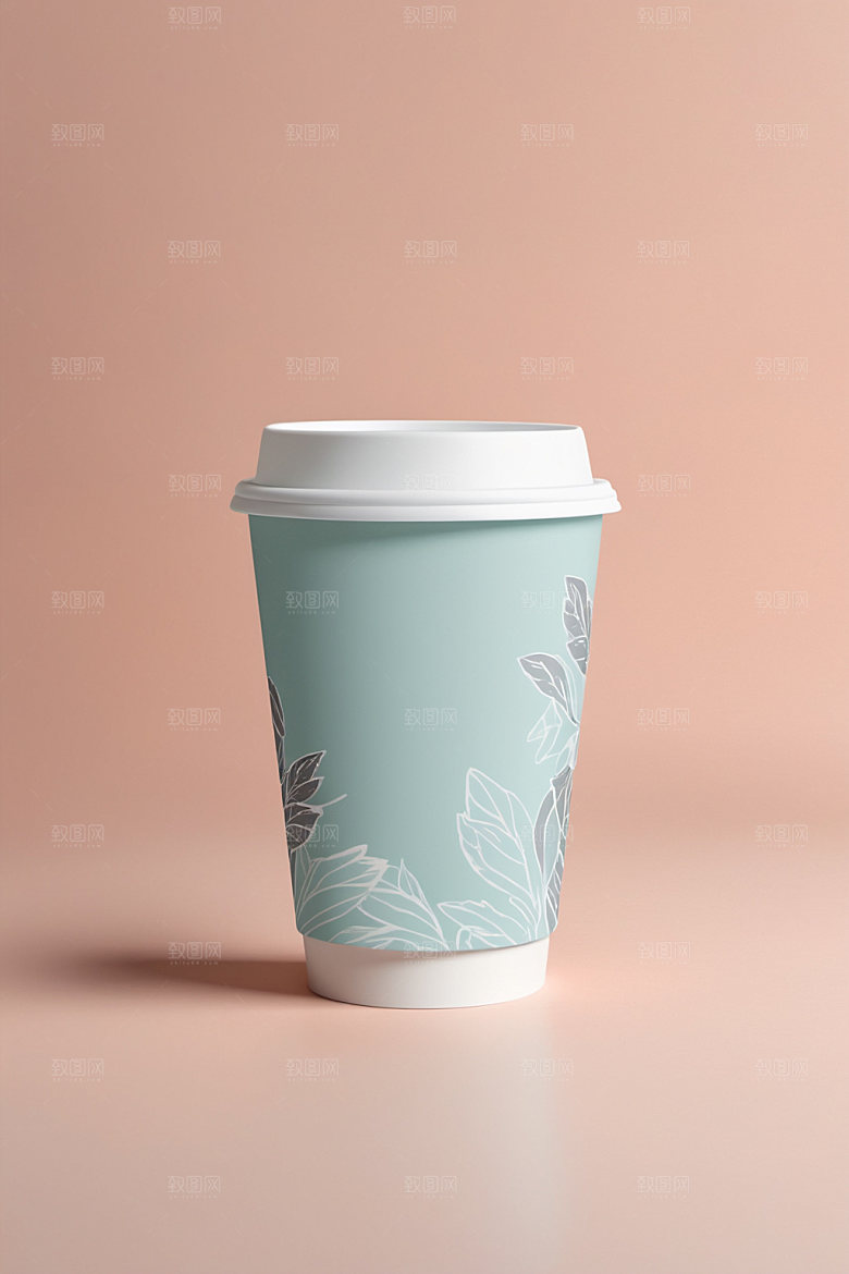 奶茶杯咖啡杯简洁样机